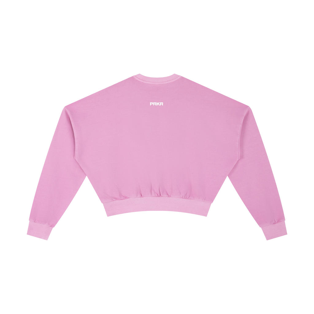 Vintage Washed Cropped Sweatshirt