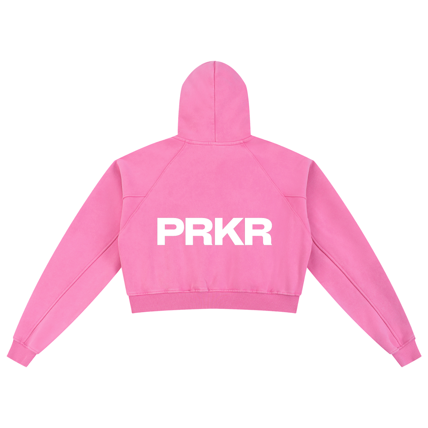 Snow Washed Cropped Hoodie