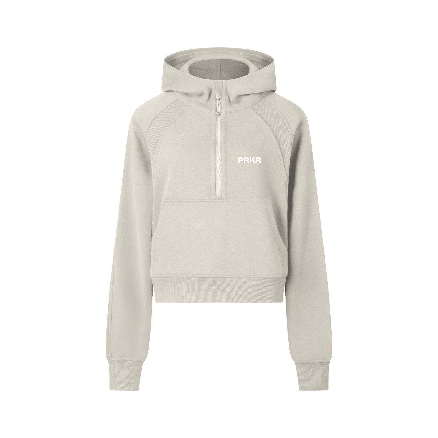 Cropped Half-Zip Hoodie