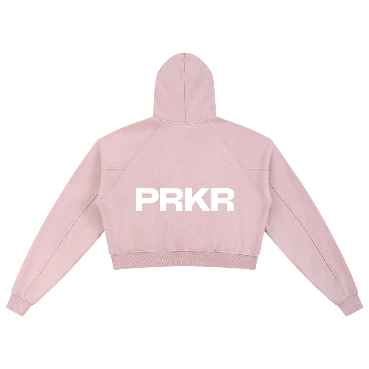 Snow Washed Cropped Hoodie