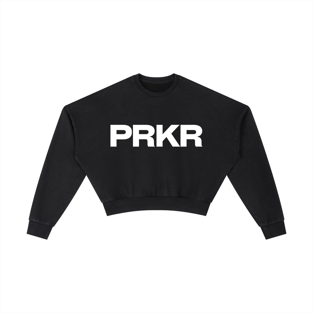 Vintage Washed Cropped Sweatshirt
