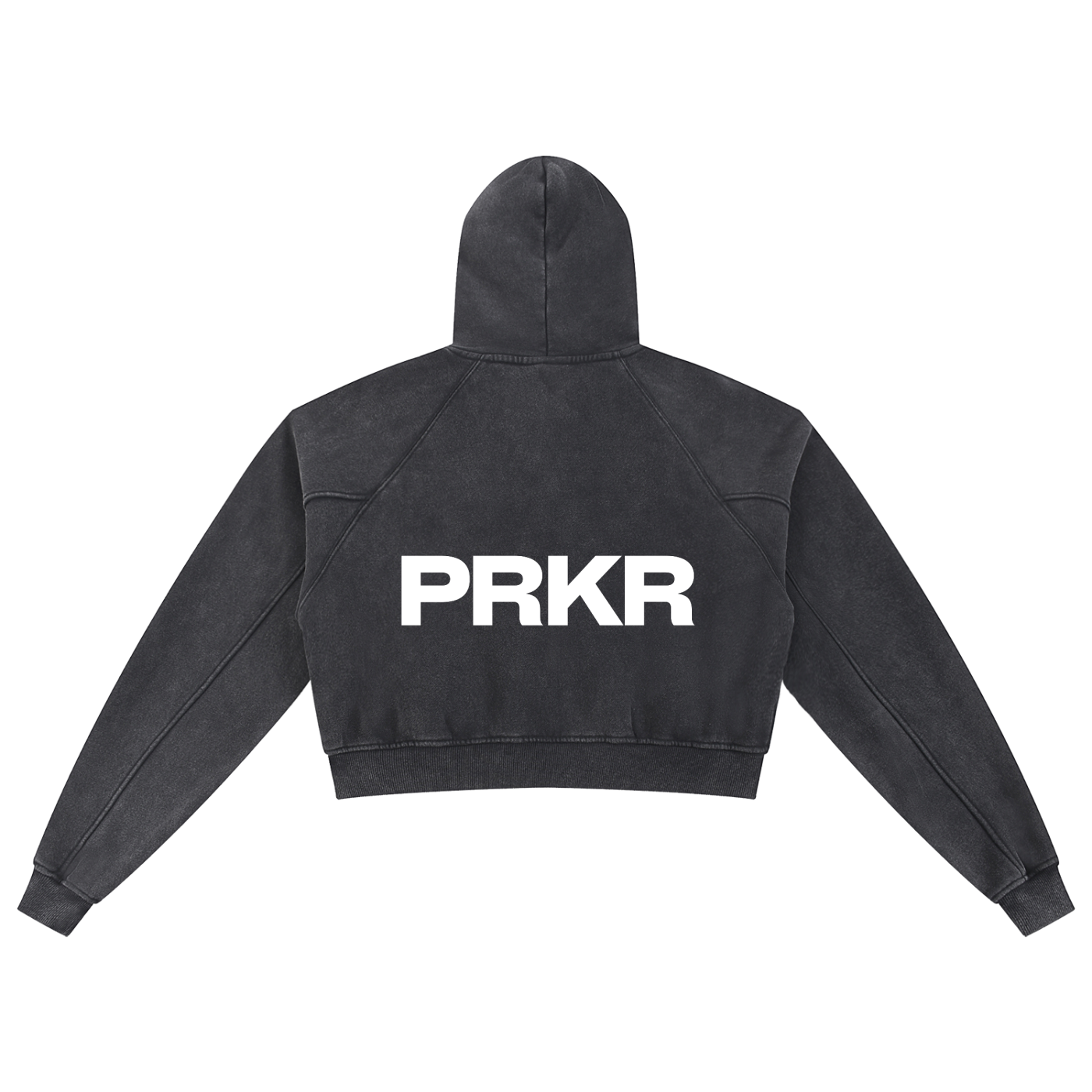 Snow Washed Cropped Hoodie